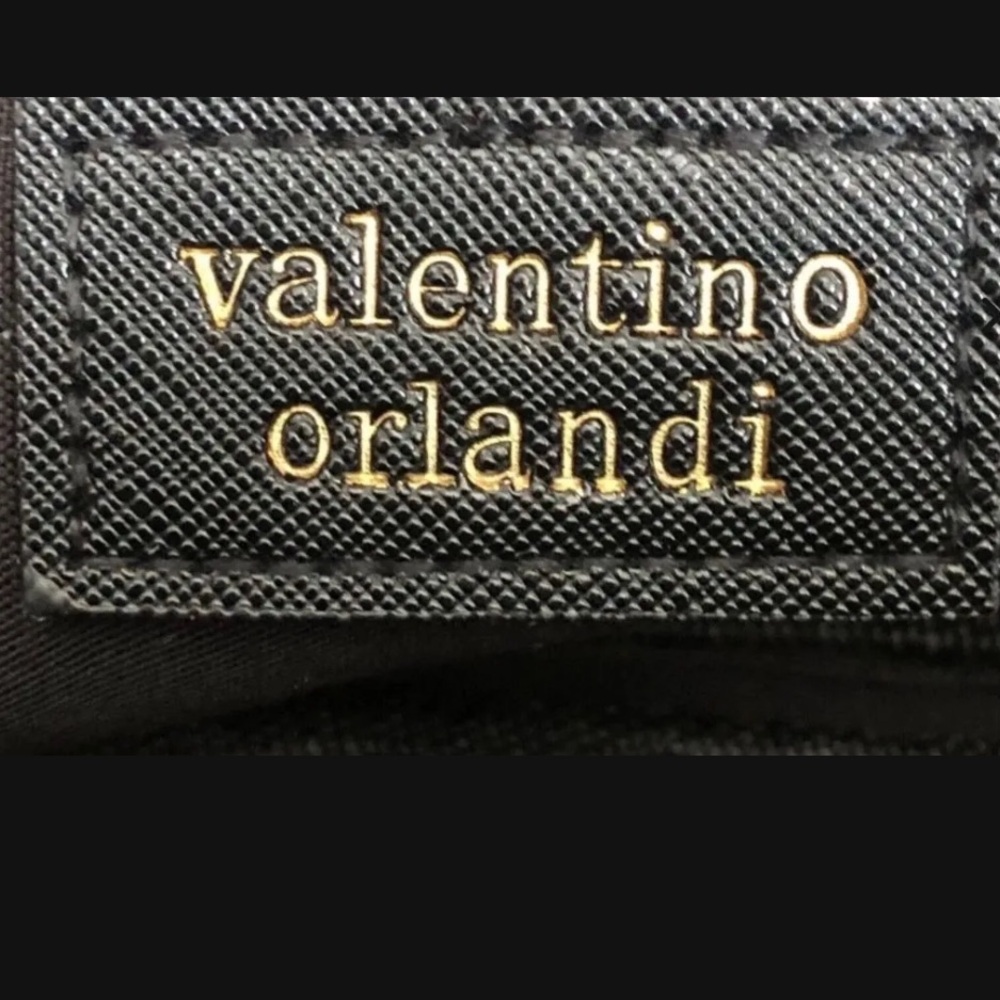 Valentino Orlandi Black Nylon Belt Bag with Wallet & 2 Zipper Pocket Ret$119 NWT - Picture 2 of 3